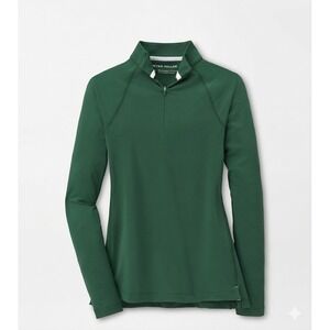 Peter Millar Womens XL Green Quarter Zip Sun Protection Top UPF 50+ NEW